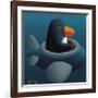 Penguin-Chris Miles-Framed Art Print