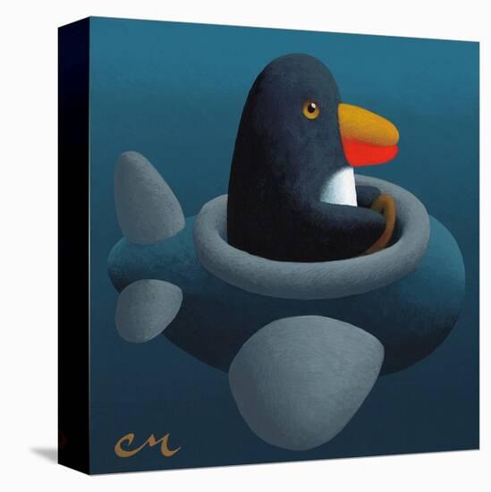 Penguin-Chris Miles-Stretched Canvas