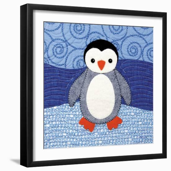 Penguin-Betz White-Framed Art Print