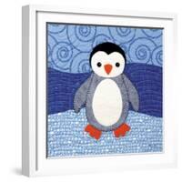 Penguin-Betz White-Framed Art Print