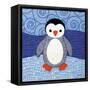 Penguin-Betz White-Framed Stretched Canvas