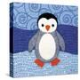 Penguin-Betz White-Stretched Canvas