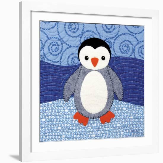 Penguin-Betz White-Framed Art Print