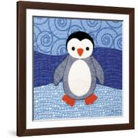 Penguin-Betz White-Framed Art Print