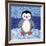 Penguin-Betz White-Framed Art Print