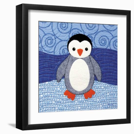 Penguin-Betz White-Framed Art Print