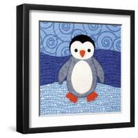 Penguin-Betz White-Framed Art Print