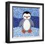 Penguin-Betz White-Framed Art Print