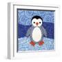 Penguin-Betz White-Framed Art Print