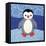 Penguin-Betz White-Framed Stretched Canvas