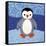 Penguin-Betz White-Framed Stretched Canvas