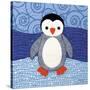 Penguin-Betz White-Stretched Canvas