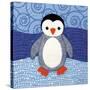 Penguin-Betz White-Stretched Canvas