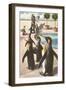 Penguins at the Zoo-null-Framed Art Print