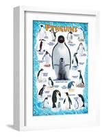 Penguins for Kids-null-Framed Art Print