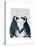 Penguins in Love-Fab Funky-Stretched Canvas