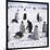 Penguins in the Snow-null-Mounted Photographic Print