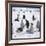 Penguins in the Snow-null-Framed Photographic Print