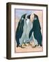 Penguins, Neziere-R Sula Neziere-Framed Art Print