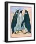 Penguins, Neziere-R Sula Neziere-Framed Art Print