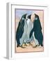 Penguins, Neziere-R Sula Neziere-Framed Art Print