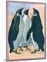 Penguins, Neziere-R Sula Neziere-Mounted Art Print