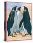 Penguins, Neziere-R Sula Neziere-Stretched Canvas