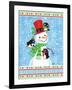 Penguins & Snowman-Teresa Woo-Framed Art Print