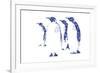 Penguins-Cristian Mielu-Framed Premium Giclee Print