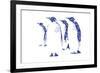 Penguins-Cristian Mielu-Framed Premium Giclee Print