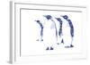 Penguins-Cristian Mielu-Framed Art Print