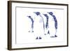 Penguins-Cristian Mielu-Framed Art Print