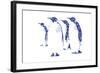 Penguins-Cristian Mielu-Framed Art Print