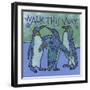 Penguins-Denny Driver-Framed Giclee Print