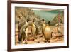 Penguins-F.W. Kuhnert-Framed Art Print