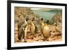 Penguins-F.W. Kuhnert-Framed Art Print