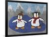 Penguins-Erin Clark-Framed Premium Giclee Print