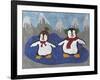 Penguins-Erin Clark-Framed Giclee Print