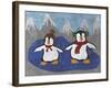 Penguins-Erin Clark-Framed Giclee Print