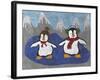 Penguins-Erin Clark-Framed Giclee Print