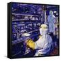Penicillin Was First Mass Produced in America-null-Framed Stretched Canvas