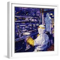 Penicillin Was First Mass Produced in America-null-Framed Giclee Print