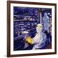 Penicillin Was First Mass Produced in America-null-Framed Giclee Print