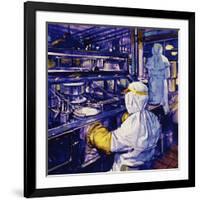 Penicillin Was First Mass Produced in America-null-Framed Giclee Print