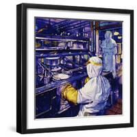 Penicillin Was First Mass Produced in America-null-Framed Giclee Print