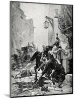 Peninsula War, May 2, 1808, Madrid, Manuela and Juan Malasana-null-Mounted Giclee Print