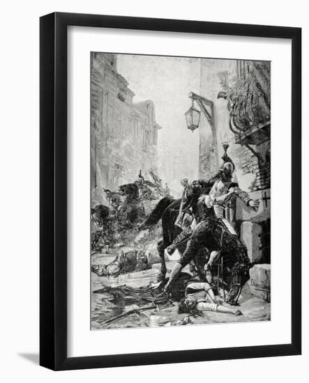Peninsula War, May 2, 1808, Madrid, Manuela and Juan Malasana-null-Framed Giclee Print