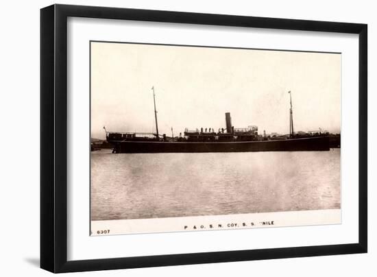 Peninsular and Oriental Steam Navigation, S.S. Nile-null-Framed Giclee Print