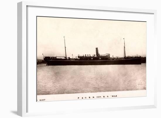 Peninsular and Oriental Steam Navigation, S.S. Nile-null-Framed Giclee Print