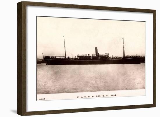 Peninsular and Oriental Steam Navigation, S.S. Nile-null-Framed Giclee Print